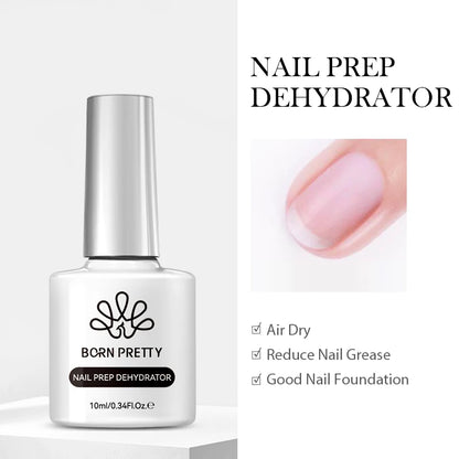 BORN PRETTY 15ml Clear Non Stick Hand Extension Gel Nail Polish for 3D Shaping Nail Art Solid Milky Jelly Hard Gel for Fake Nail