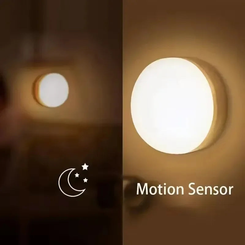 Smart Motion-Sensing Light with Type-C Charging Port, Featuring ThreeModesIdeal for Nighttime Use