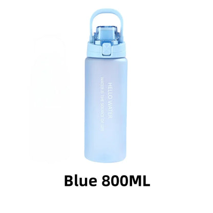 Sports Water Bottle Fitness Water Bottle Portable Outdoor Water Cup Reusable Water Bottle With Flip Top Lid Travel Water Bottle