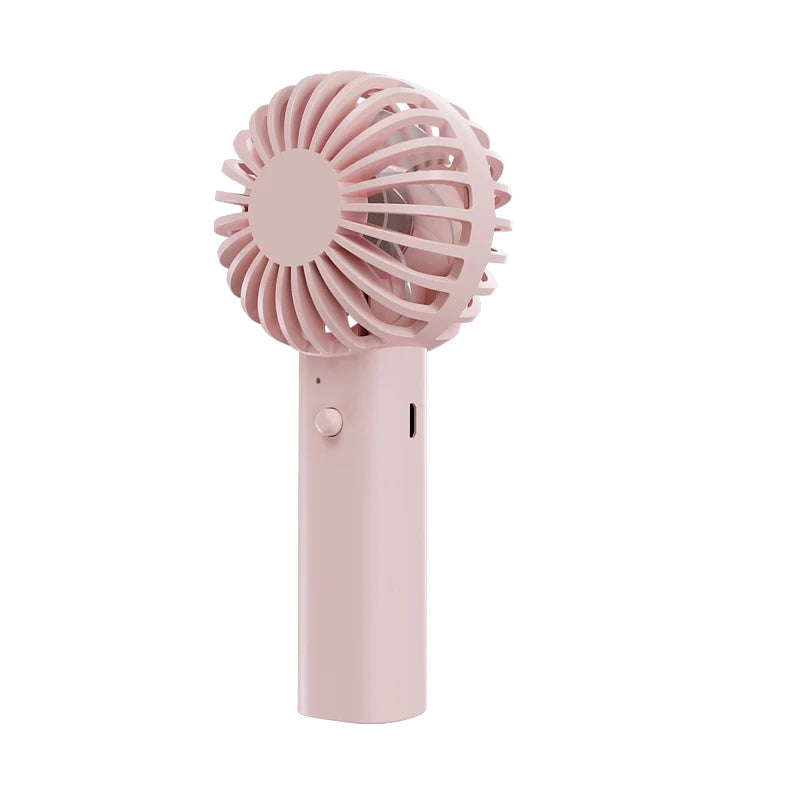 Portable Fans Handheld Mini Fan USB Rechargeable Fan Mini Desktop Air Cooler Outdoor Fan Cooling Travel Hand Fans