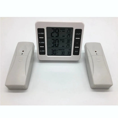 Digital Wireless Refrigerators Thermometer C/F Max Min Cordless Freezers Home Fridge Truck Temperature Sensor Monitor -40℃~60℃