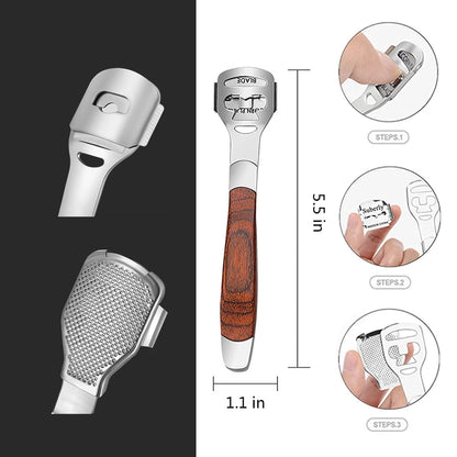 New Foot Care Tool Stainless Steel 1pc Dead Skin Callus Remover Planer Cutter Shaver Foot Tools