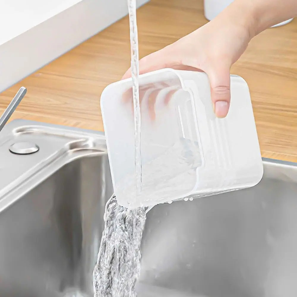 Plastic Refrigerator Organizer Bin Stackable Door Organizer Food Fresh Box Pantry Container Transparent Bins Shelf Basket