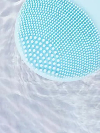 Electric Silicone Facial Cleanser Massager Skincare Massage Tool Beauty Machine Vibration Cleaning Of Pores Self Provided Batter