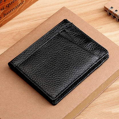 Card Bag Business Wallet Multifunctional Business Card Bag Clip Card Set Multi-Card Bits Driver License Storage Leather Card Bag