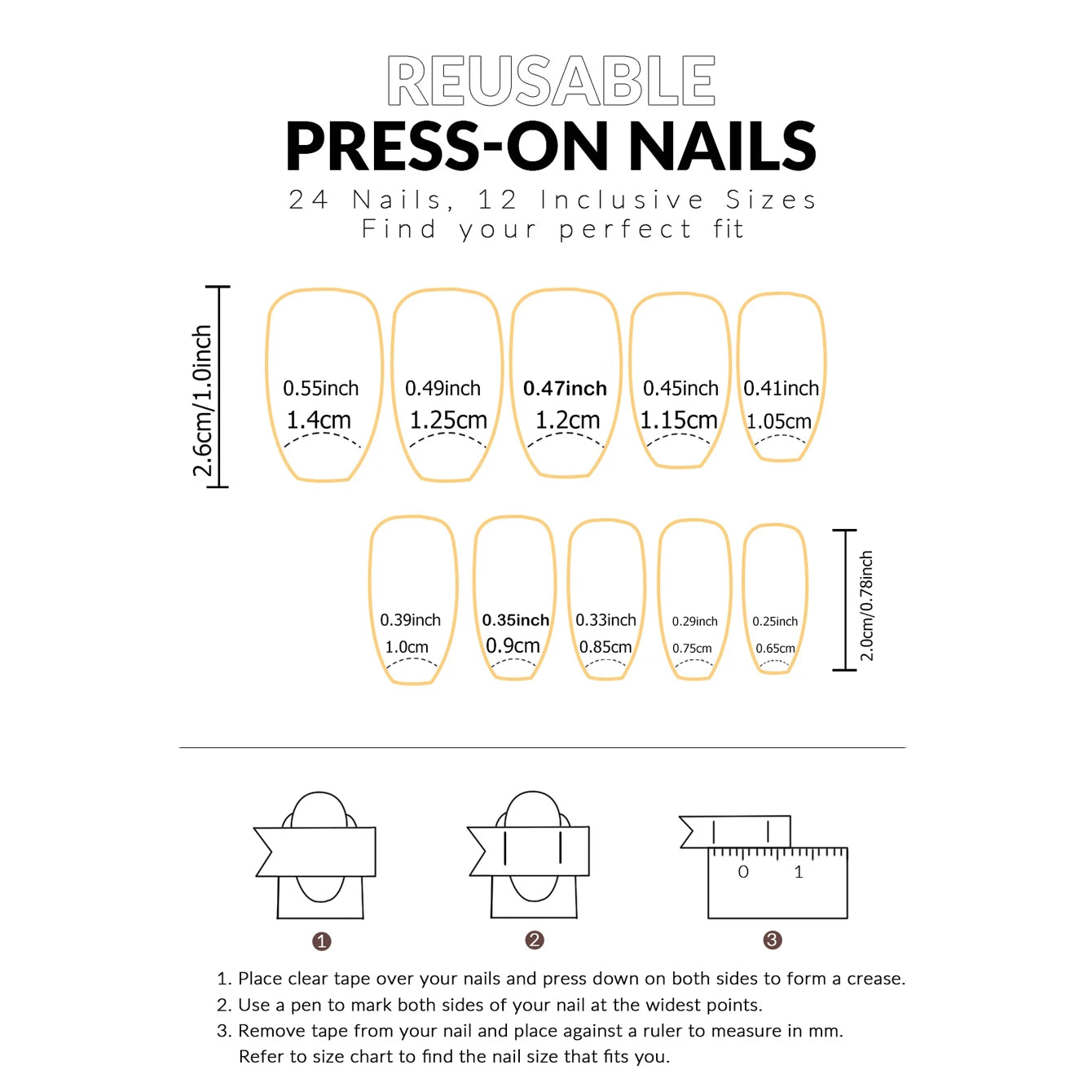 24PCS Long Coffin Pink Press On Nails Fake Press On Nails Gradation Press On Nails Summer Nails