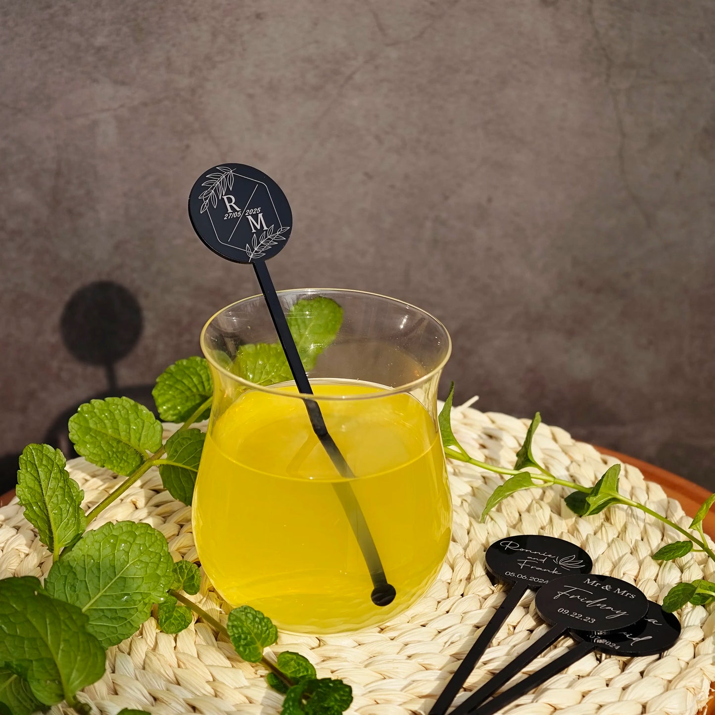 30/50/100pcs Custom Cocktail stirrers Personalised Drink Stirrers Wedding Decorations Baby Shower Swizzle Decoration Party Decor