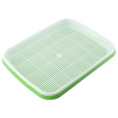 Microgreens Sprouter Tray Hydroponic / Sprouting Tray For Sprouts Vegetable Horticultural Garden DIY Nursery Potted