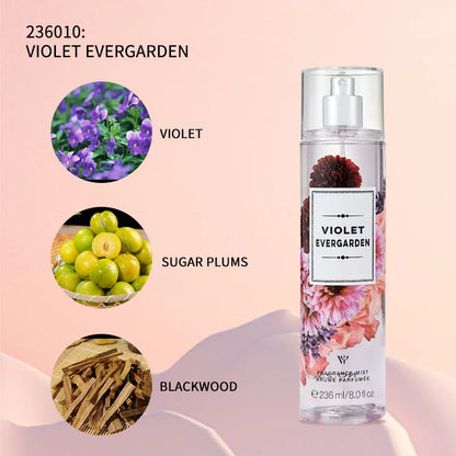 Women's Long Lasting Light Fragrance Victoria Fragrance Body Spray With Various Flavors Skin Care