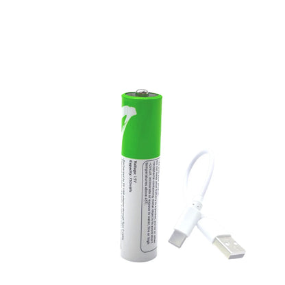Aaa Rechargeable Battery High Capacity 1.5 V Suitable for Remote Control/Toys/Mouse, Fast C Fast Charging, 1.5 V, Remote Control, Mouse, Electric Toy Battery + C Cable, Recyclable 2000 Times + Extra Long Battery