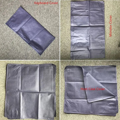 3PCS 19 To 34 Inches Desktop Computer Dust Cover Blue LCD Screen Cover Durable Computer Protective Cover for Computer