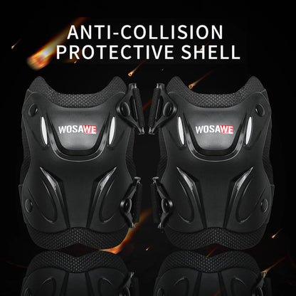 Cycle Elbow Knee Pads Bicycle MTB Motorcycle Riding Knee Support Protective Pads Guards Outdoor Sports Cycle Knee Protector Gear