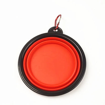 1PC Collapsible Portable Dog Food Bowl, Suitable for Outdoor Drinking Water Travel Supplies Dog Food Bowl