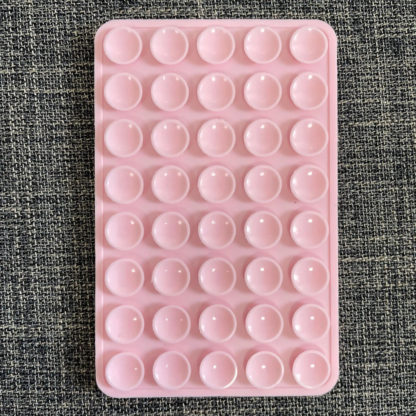 Double-Sided Suction Cup Phone Mount, Silicone Suction Phone Stand Phone Case Adhesive Sticky Phone Grip Hands-Free Phone Grip