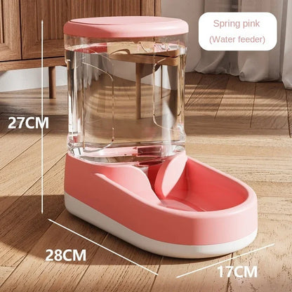 Dog Water Dispenser Cat Automatic Pet Feeder Feeding Cat Drinking Flowing without Inserting Electric