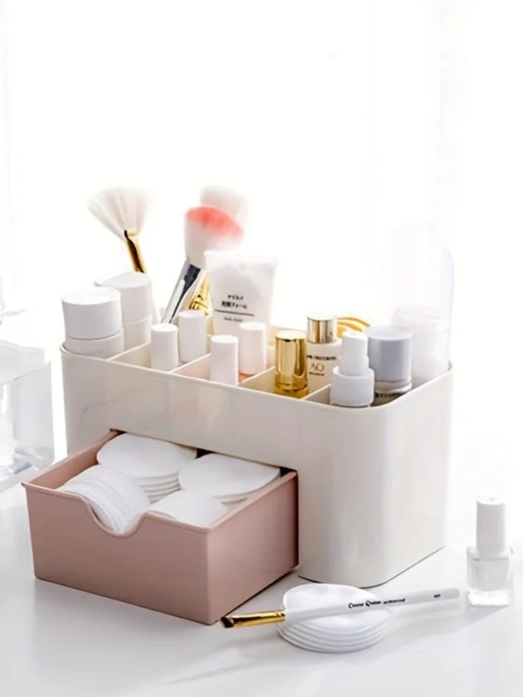 Cosmetics storage drawer sorting box desktop cosmetics storage box jewelry skin care products lipstick facial mask storage box