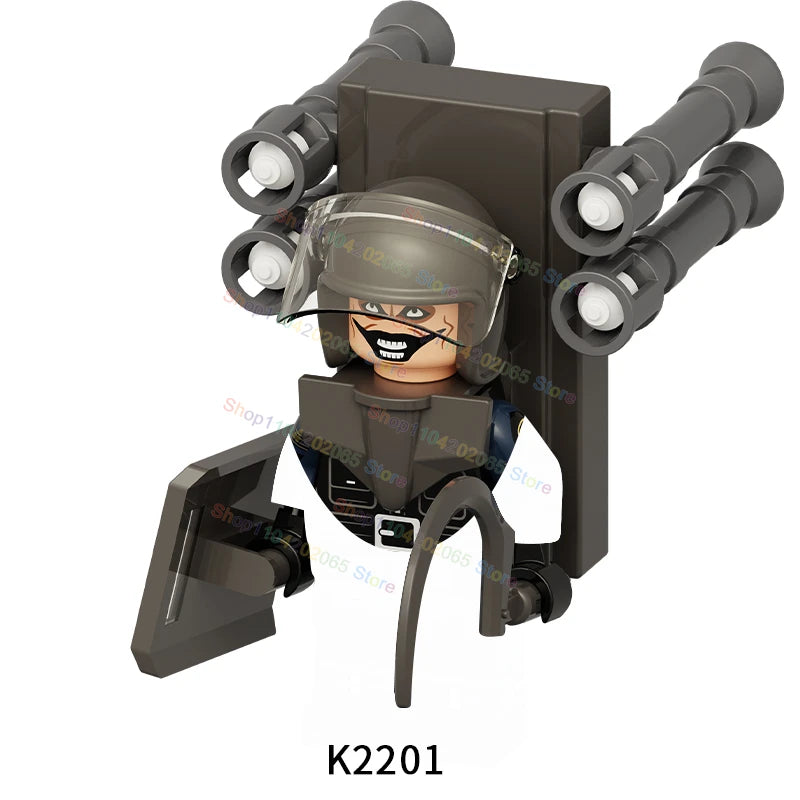 Hot Game Building Blocks Skibidi Toilet Accessories TV Monitor Cameraman Speakman Figures Toys KDL829 KDL826 KDL828