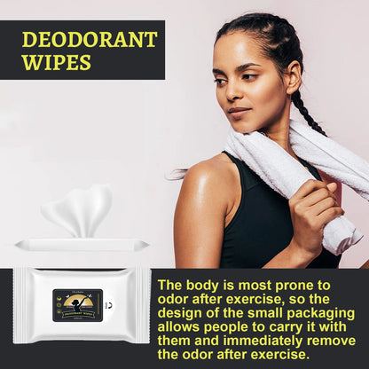 Body Odor Eliminator Effective Remove Bad Armpit Smell Fitness Sports Sweat Cleaning Wipes For Underarm Refreshing Care Product