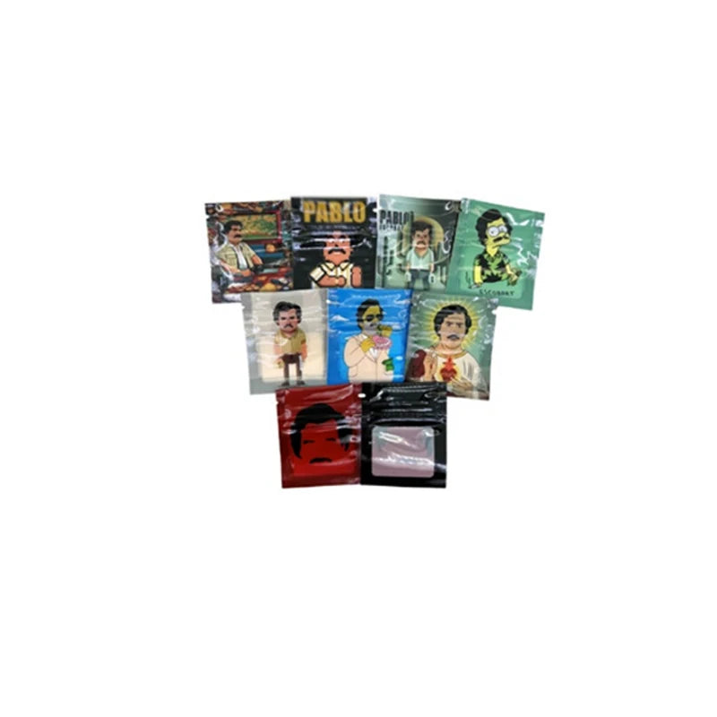 5X7CM Small Flat Plastic Packaging Bags Food Seal Storage Pouch Wateproof Smellproof Zip Lock Bag Resealable Mylar Pouches