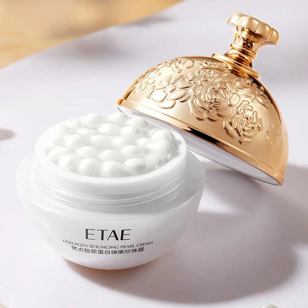30g Retinol Face Cream Moisturizing Hyaluronic Acid Facial Cream Skincare Face Creams Collagen Bouncy Pearl Cream