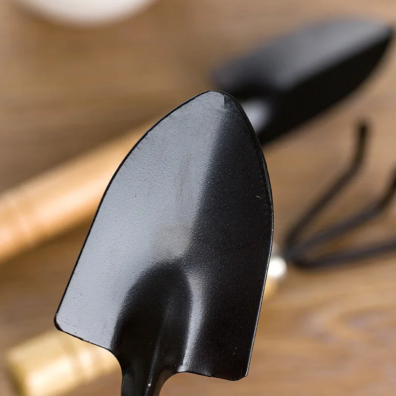 3pcs, Premium Gardening Tool Set for Growing Vegetables, Flowers, and Succulent Potted Plants - Includes Shovel, Rake, and Spade