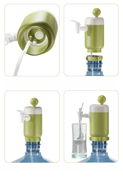 Automatic Water Dispenser Bucket Water Pressure Pump Portable Drinking Water Dispenser Hand Press Water Pumps