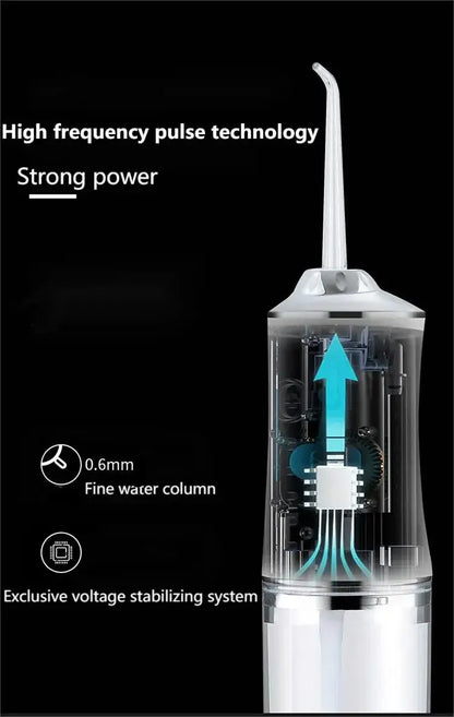 Hqd Portable Household Electric Tooth Washer Teeth Cleaning Oral Care No Harm to Teeth Dental Rechargeable Teeth Whitening