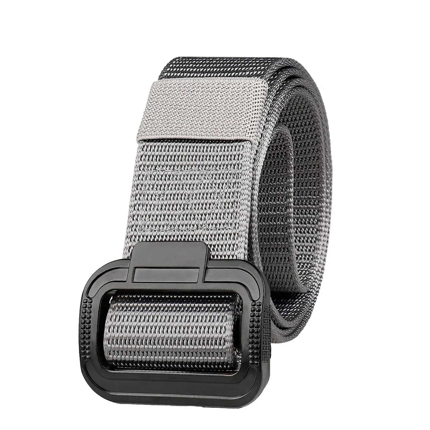 Men's Belt Imitation Nylon Tactical Belt Casual Versatile Metal Buckle Belt Outdoor Sports Canvas Belt Paired With Jeans Belt