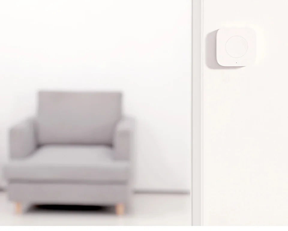 Aqara Mini Wireless Switch Zigbee Connection Versatile 3-way Control Button For Smart Home Devices Compatible With Apple HomeKit