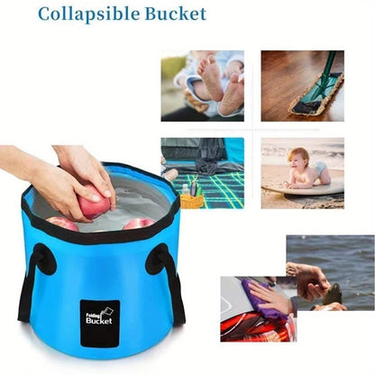 12L 20L Bowl Sink Washing Bag Car Wash Bucket Portable Outdoor Travel Foldable Water Multifunction Folding