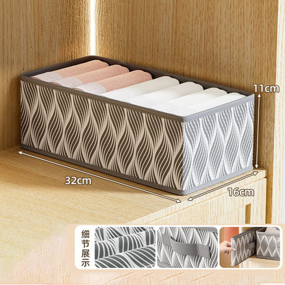 Underwear Organizers Of Cabinets And Drawers Wardrobe Clothes Bra Organizer For Underwear Socks Pants Home Foldable Storage Box