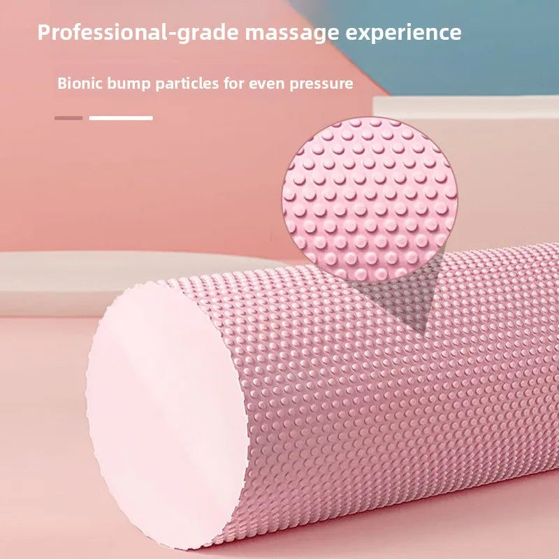 Extended 90cm  EVA Foam Roller Me Pattern Yoga Massage Sti Fitn Exercise Muscle Relaxation Roller