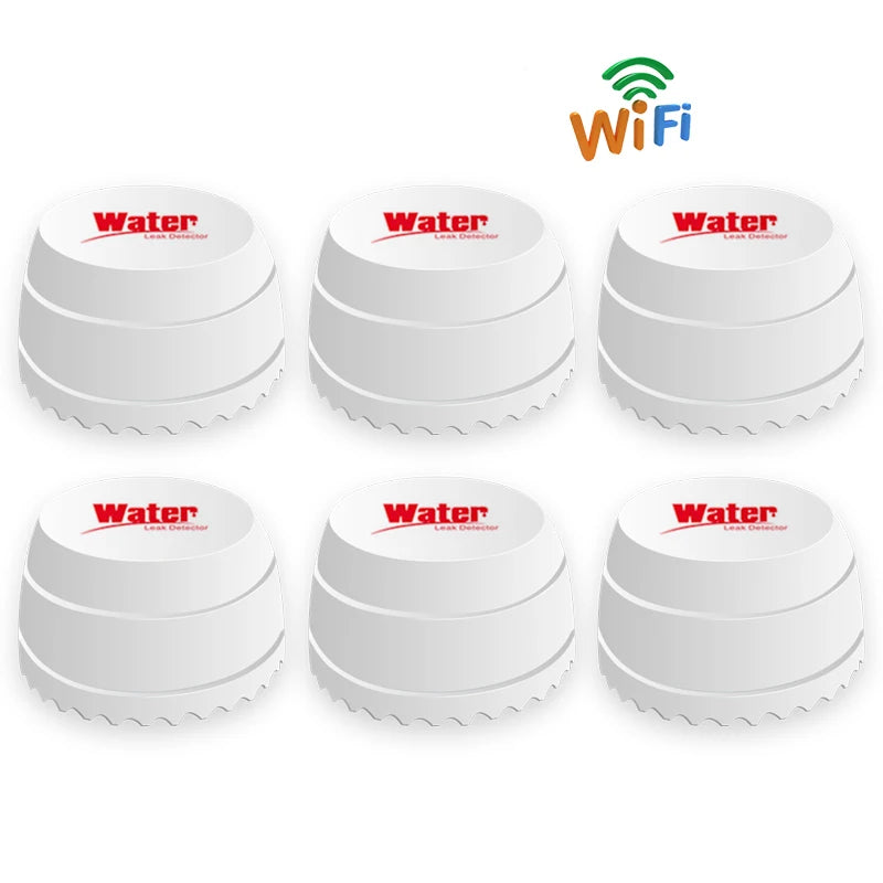 Wifi Leak Detector Water Detector Leakage Sensor Smart Home Alarm Tuyasmart Smart Life APP Flood Alert Overflow Security