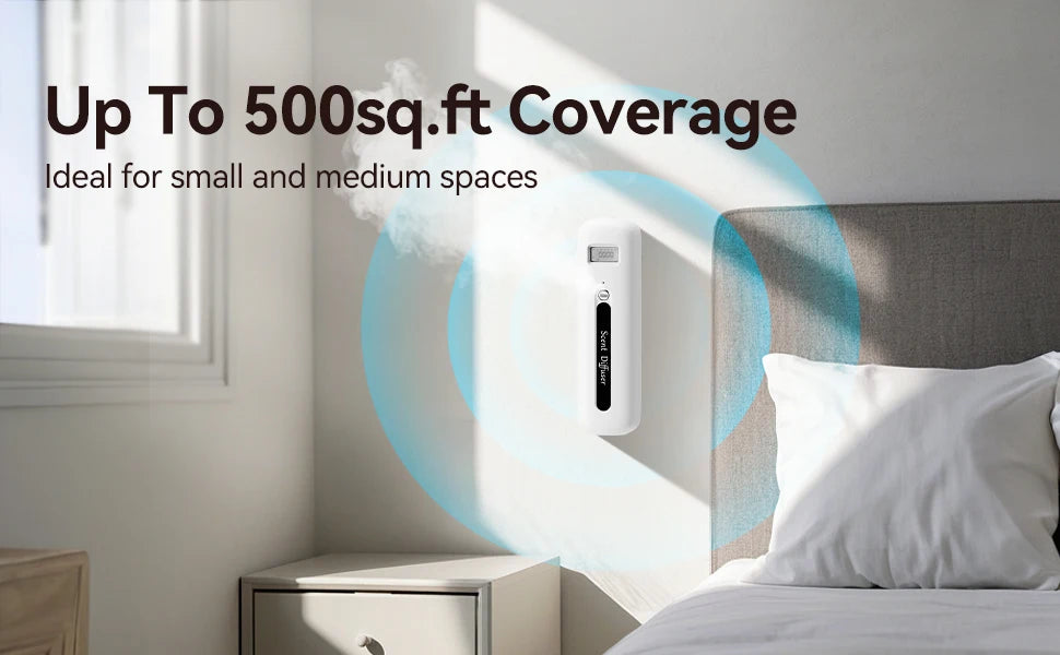 Smart Essential Oil Diffuser Home Plug In Diffuser With LED Screen Visual Intelligent Control with Timer for Home Office Hotel