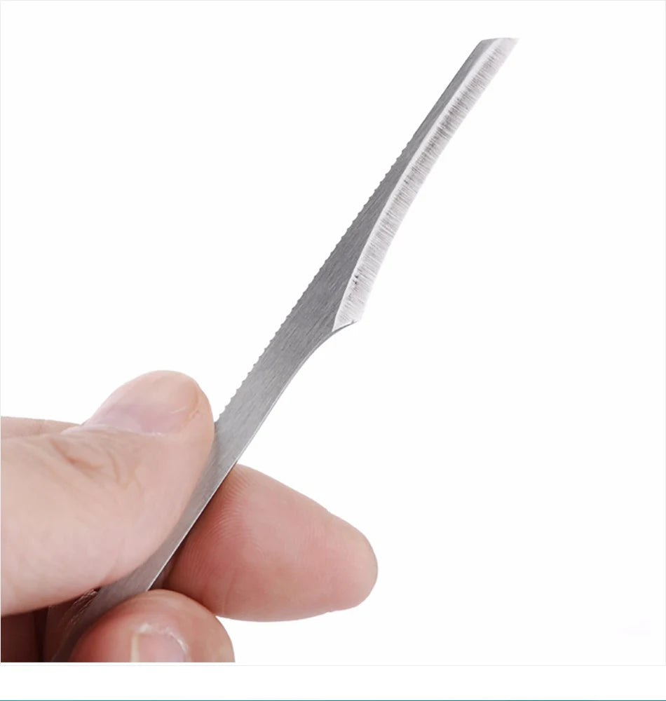 Pedicure Knife Tools for Feet Stainless Steel Foot Scrubber Dead Skin Remover 1/2/5Pcs Foot Scraper Knife Scraping Manicure Tool