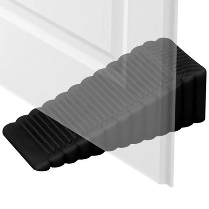 Door Stopper Floor Slanted Wedge Floor Stackable Stops Indoor Door Stopper Duty Rubber Floor Stop Prevents Doors From Closing