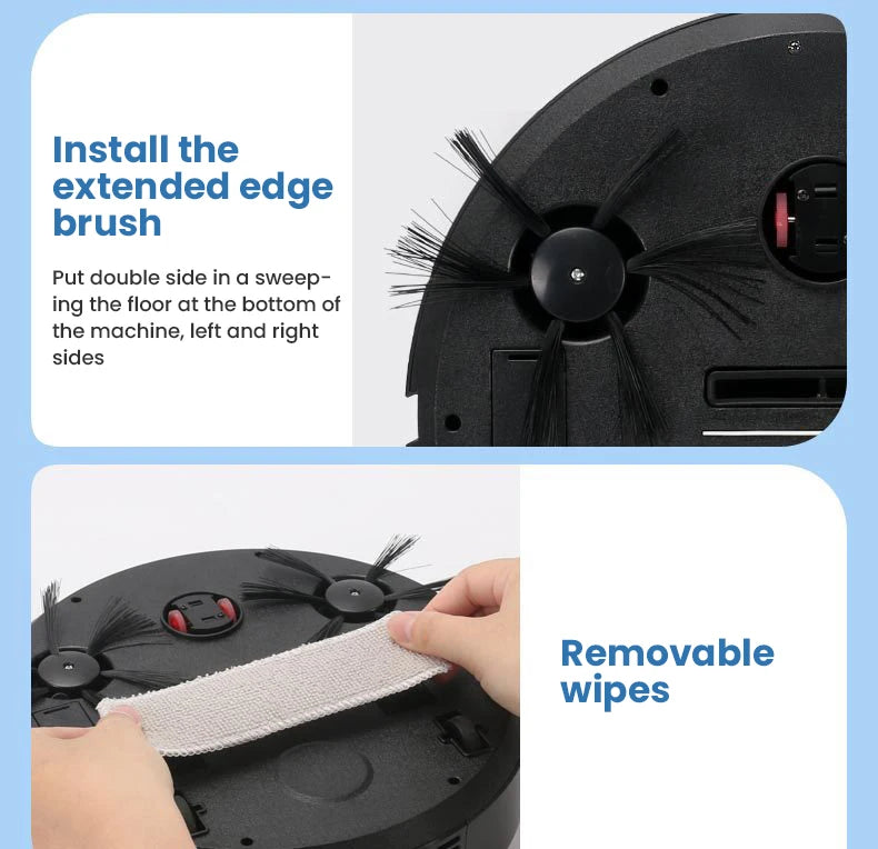 5 in 1 Wireless Smart Robot Vacuum Cleaner Multifunctional Super Quiet Vacuuming Mopping Humidifying For Home Use Home Appliance