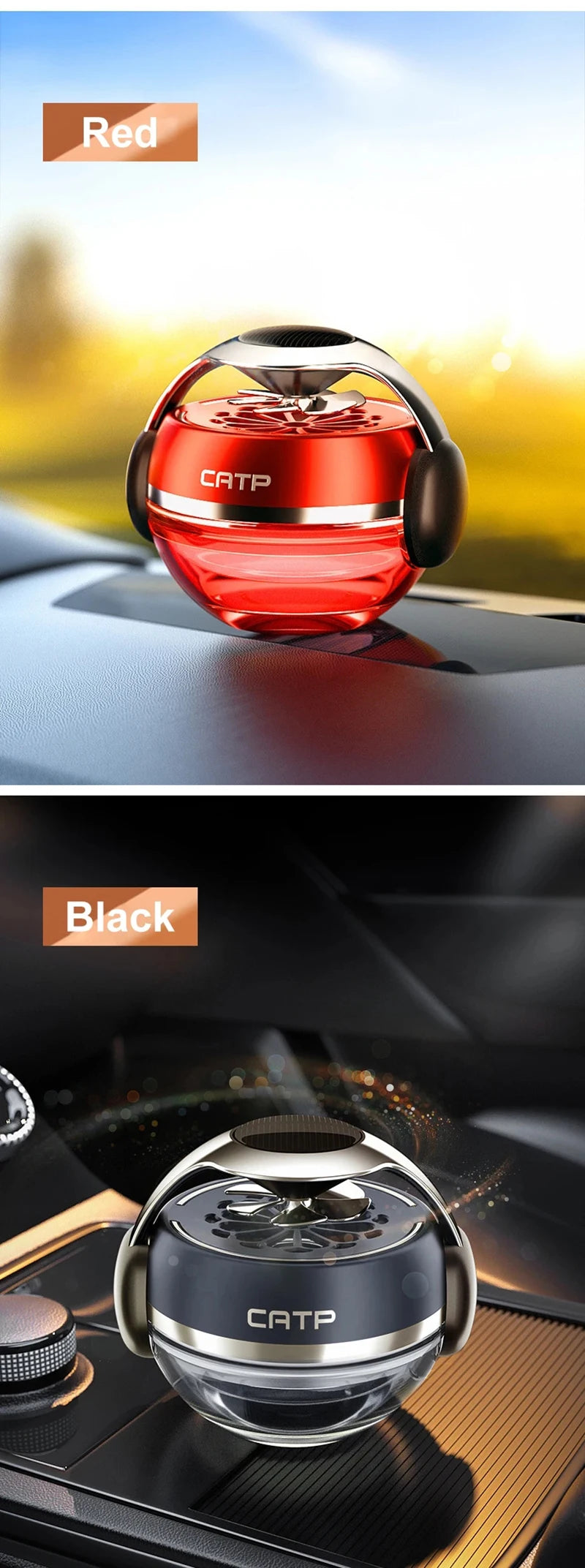 Car air freshener Solar Rotating Aroma Diffuser Home/car/bedroom/Perfumes Car perfumes decorations and accessories that men like
