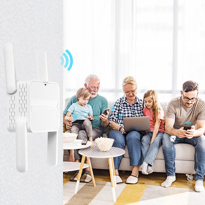 WiFi 6 Repeater Extender 1500Mbps Wireless WiFi Extender with Ethernet Port WiFi 6 Amplifier 4*2dbi Antennas Long Range Amplifer