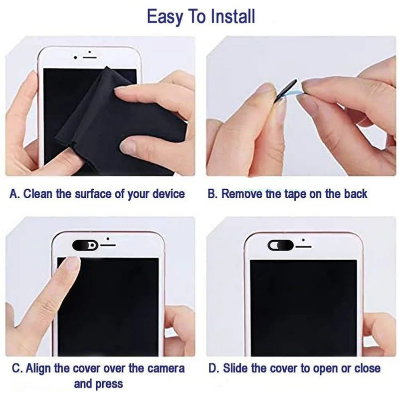 5/10/20 Pcs Webcam Cover Laptop Camera Cover Slider Phone Antispy For iPad PC Macbook Tablet lenses Privacy Sticker