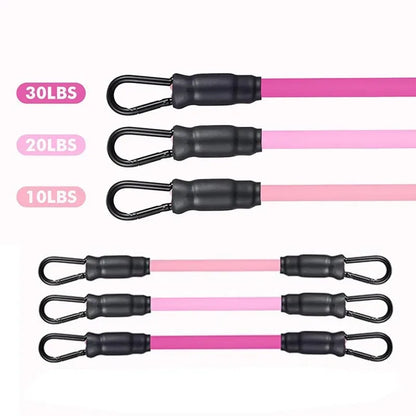 Resistance Bands With Ankle Straps Fitness Workout Training Resistance Bands Home Yoga Stretch Elastic Pilates Gym Equipment