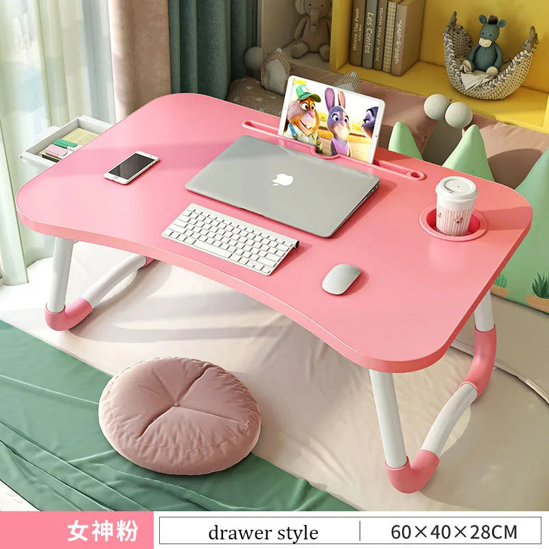Laptop Desk Laptop Bed Stand Foldable Laptop Table Folding Breakfast Tray Portable Lap Standing Desk Reading and Writing Holder