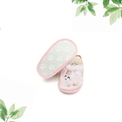 Baby slippers for babies learn to walk, non-slip and anti-fall, suitable for 0-6-12-18 months, soft and breathable soles, suitab