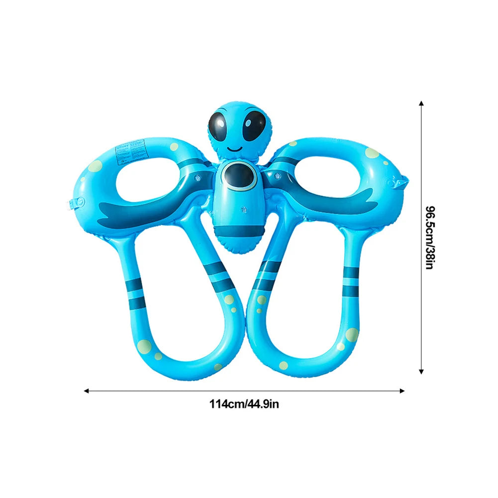 PVC Drifting Safety Vest Lightweight Inflatable Buoyancy Vest Portable Adjustable Webbing Safety Buckle Swim Pool Accessories