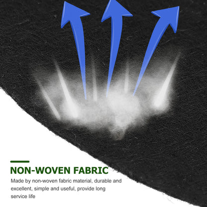 20 Pcs Ground Cloth Agriculture Ring Control Fabric Anti-grass Protection Pad