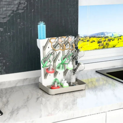 Drying Rack for Baby Bottles Bottle Drain Rack Drying Draining Stand Babies Bottles Storage Bebe Feeding Cup Holder Accessories