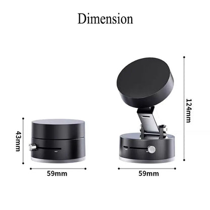 Vacuum Magnetic Car Phone Holder Stand Magnet Cell Mobile Support Mount GPS Bracket in Car For iPhone Android Smartphone