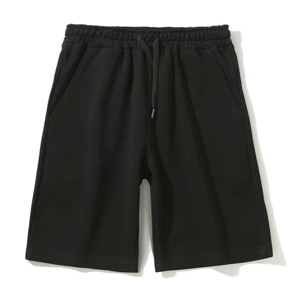 Summer Men Shorts.Drawstring Waist Gym Fitness Sweat Short.Straight Loose Workout Joggers