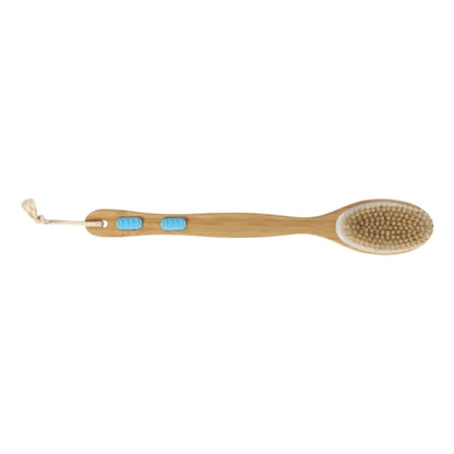 Double-sided Shower Bath Body Brush Skin Care Long Handle Soft Bristles Shower Brush Dry Skin Exfoliating Cleaning Tool