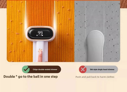 Electric Lint Remover Rechargeable Lint Remover Clothes Sweater Defuzzer Intelligent Digital Display Lint Shaver Trimmer